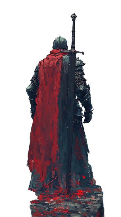 Medieval Warrior Standoff Vinyl Car Decal Sticker – Waterproof & UV-Resistant 8"