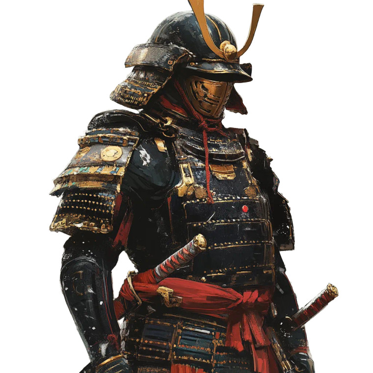 Japanese Armor V2 Vinyl Car Decal Sticker – Waterproof & UV-Resistant 8"