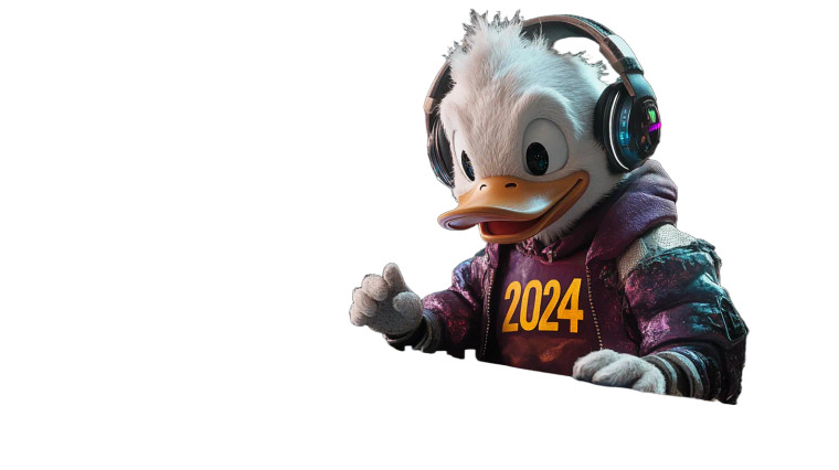 Cyberpunk Dj Duck V4 Vinyl Car Decal Sticker – Waterproof & UV-Resistant 8"