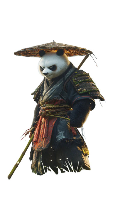 Kung Fu Panda Confrontation Vinyl Car Decal Sticker – Waterproof & UV-Resistant 8"