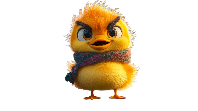 Angry Duckling V2 Vinyl Car Decal Sticker – Waterproof & UV-Resistant 8"