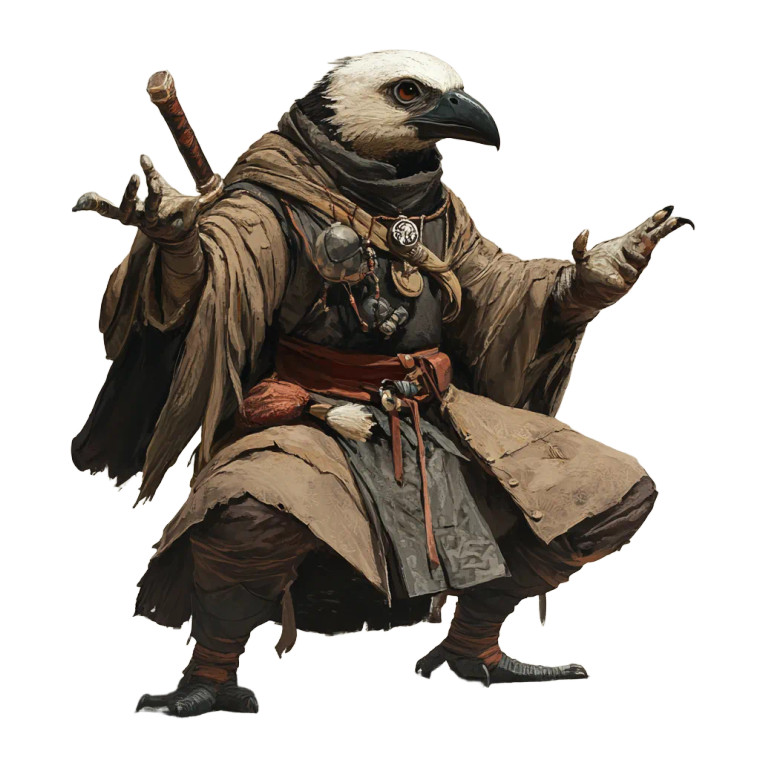 Tengu Monk Scholar Vinyl Car Decal Sticker – Waterproof & UV-Resistant 8"