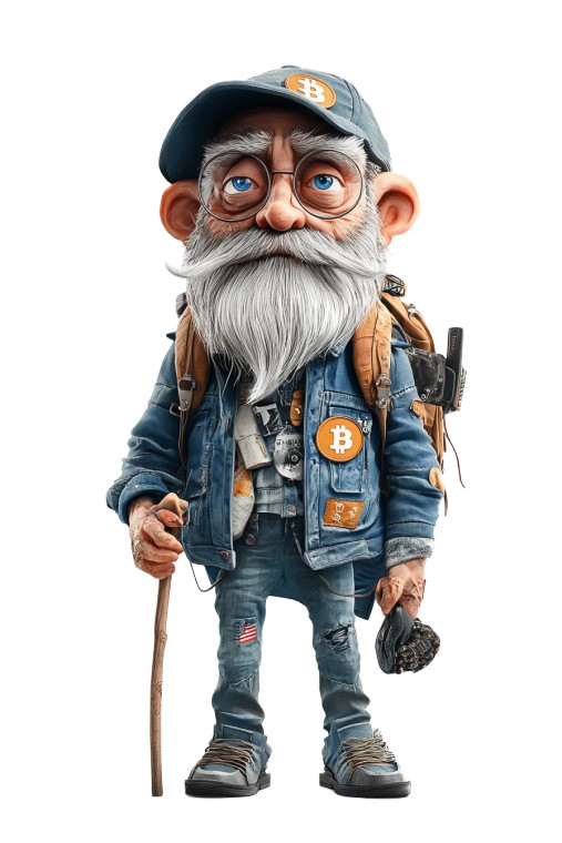 Crypto Kungfu Guru Vinyl Car Decal Sticker – Waterproof & UV-Resistant 8"