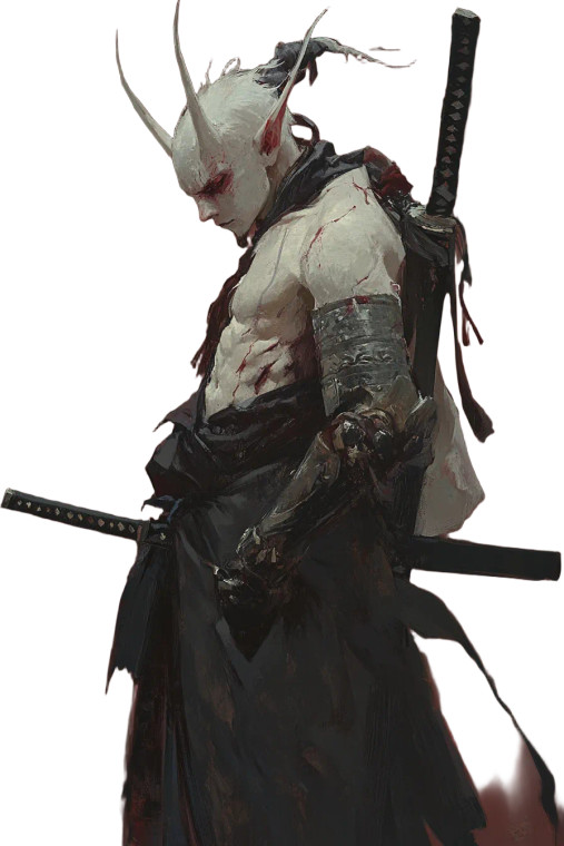 Elf Samurai V2 Vinyl Car Decal Sticker – Waterproof & UV-Resistant 8"