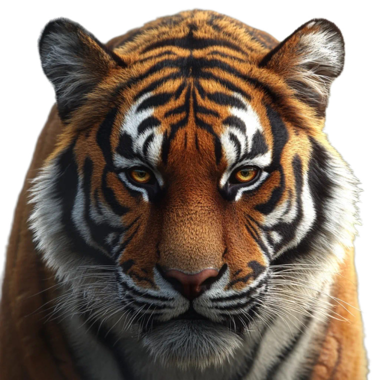 Fierce Tiger V13 Vinyl Car Decal Sticker – Waterproof & UV-Resistant 8"