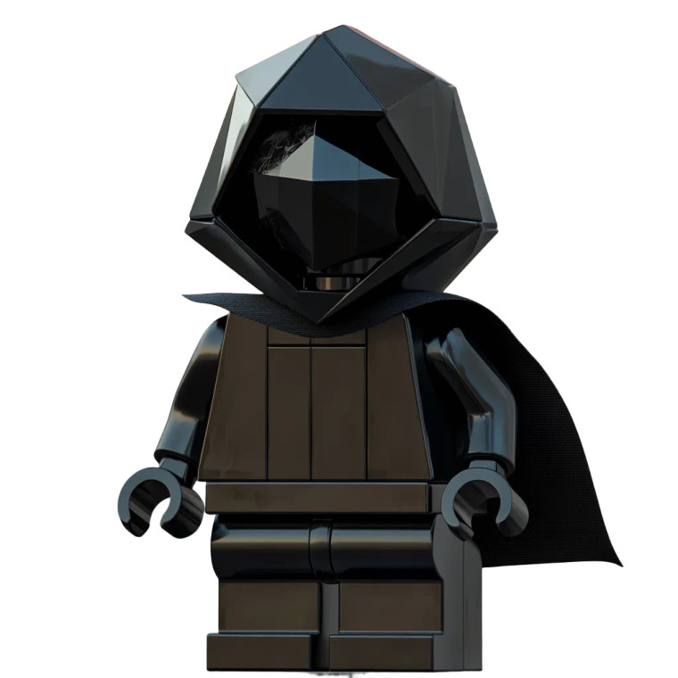Mysterious Lego Cloak Vinyl Car Decal Sticker – Waterproof & UV-Resistant 8"