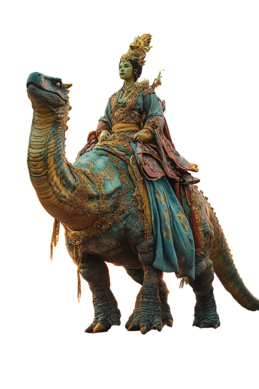 Mythical Dinosaur Rider Vinyl Car Decal Sticker – Waterproof & UV-Resistant 8" Mythical Dinosaur Rider Vinyl Car Decal Sticker – Waterproof & UV-Resistant 8"