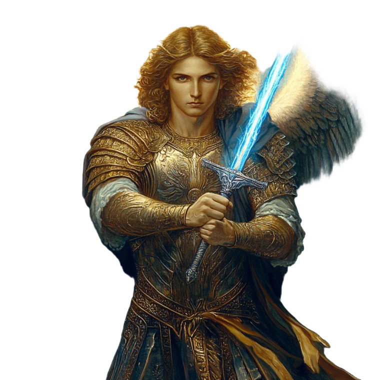 Archangel Michael V11 Vinyl Car Decal Sticker – Waterproof & UV-Resistant 8"