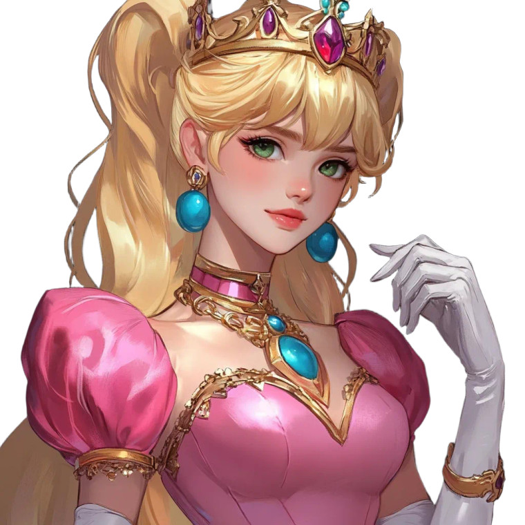 Anime Princess V2 Vinyl Car Decal Sticker – Waterproof & UV-Resistant 8"