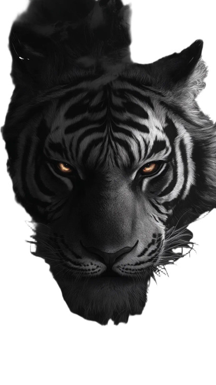 Tiger Closeup Vinyl Car Decal Sticker – Waterproof & UV-Resistant 8"