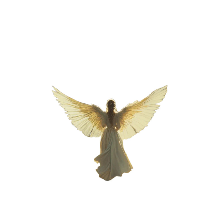 Wandering Angel Vinyl Car Decal Sticker – Waterproof & UV-Resistant 8"