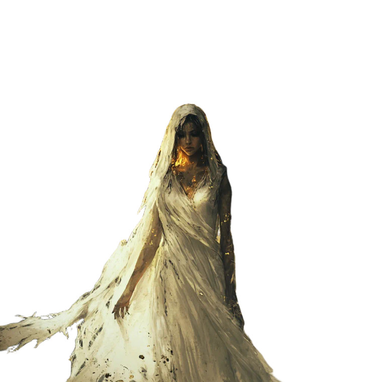 Golden Tear Witch Vinyl Car Decal Sticker – Waterproof & UV-Resistant 8"