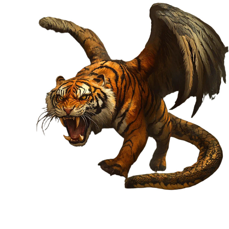 Chimera Beast Vinyl Car Decal Sticker – Waterproof & UV-Resistant 8"