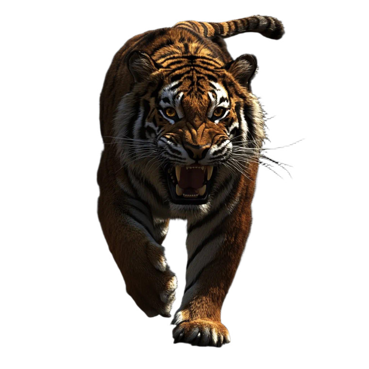 Tiger V9 Vinyl Car Decal Sticker – Waterproof & UV-Resistant 8"