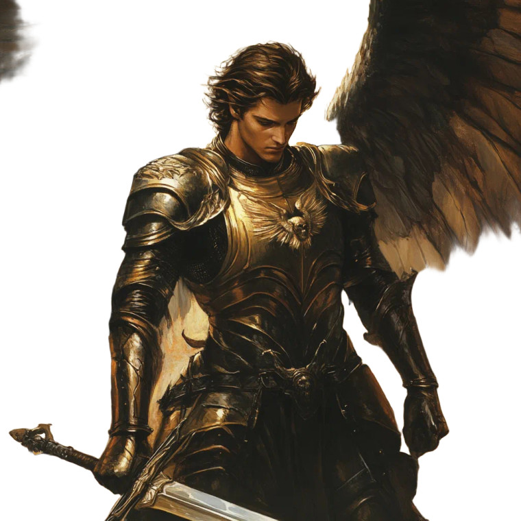 Archangel By Greg Staples Vinyl Car Decal Sticker – Waterproof & UV-Resistant 8"