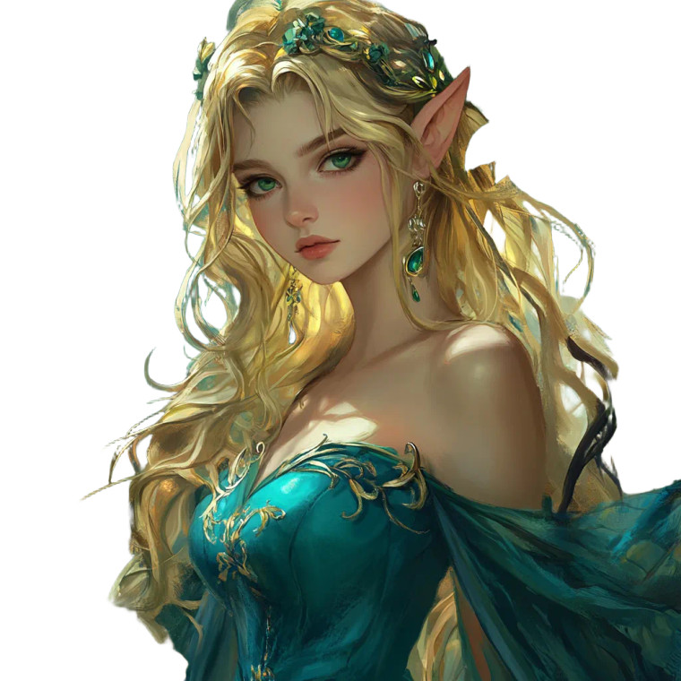 Fairy Queen Vinyl Car Decal Sticker – Waterproof & UV-Resistant 8"