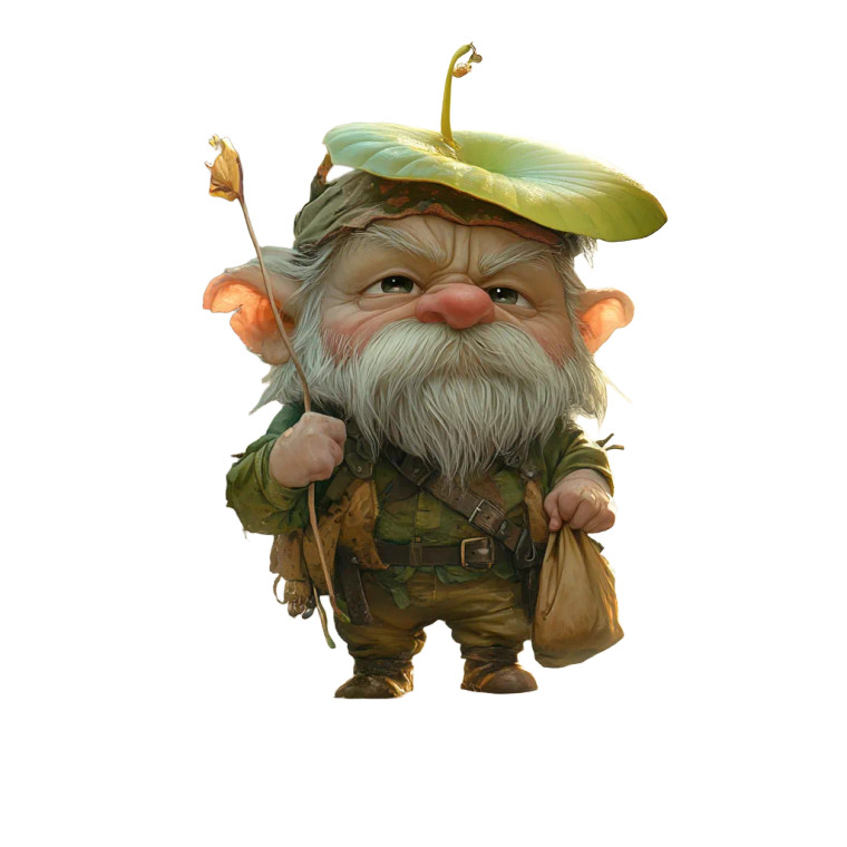 Grumpy Mountain Dwarf Vinyl Car Decal Sticker – Waterproof & UV-Resistant 8"