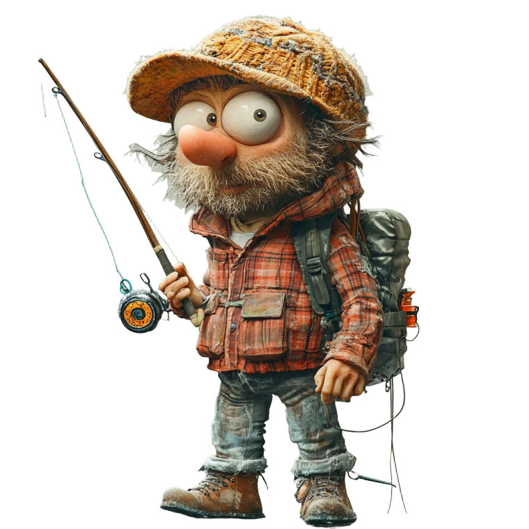 Stupid Angler Vinyl Car Decal Sticker – Waterproof & UV-Resistant 8"