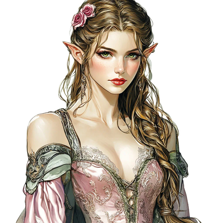 Proud Female Elf Vinyl Car Decal Sticker – Waterproof & UV-Resistant 8"