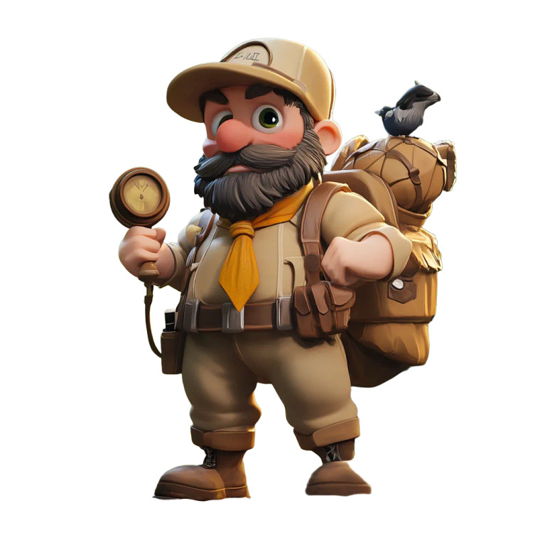 Forest Explorer Vinyl Car Decal Sticker – Waterproof & UV-Resistant 8" Forest Explorer Vinyl Car Decal Sticker – Waterproof & UV-Resistant 8"