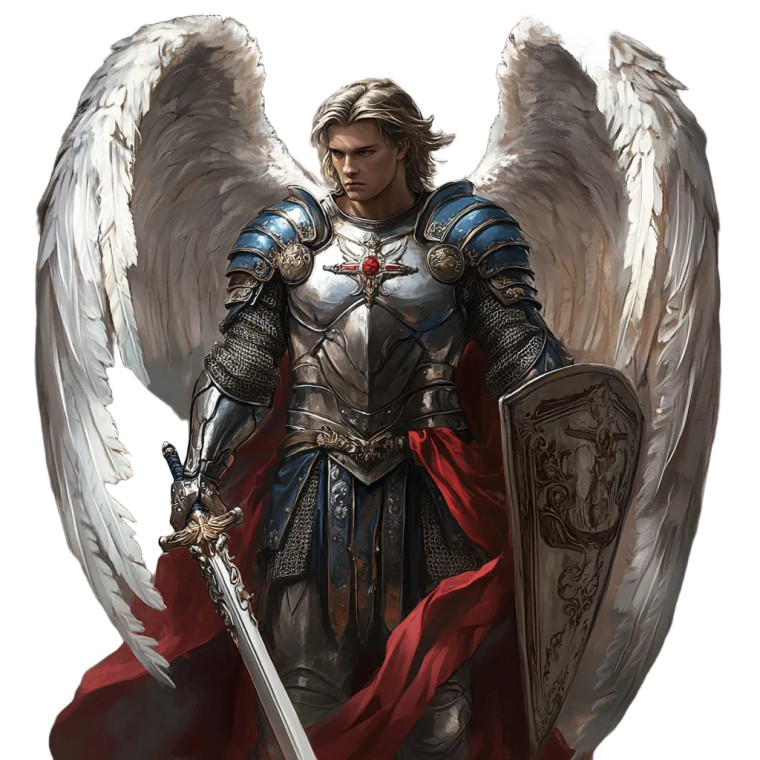 Saint Michael Archangel V11 Vinyl Car Decal Sticker – Waterproof & UV-Resistant 8"