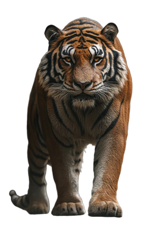 Realistic Tiger V2 Vinyl Car Decal Sticker – Waterproof & UV-Resistant 8"