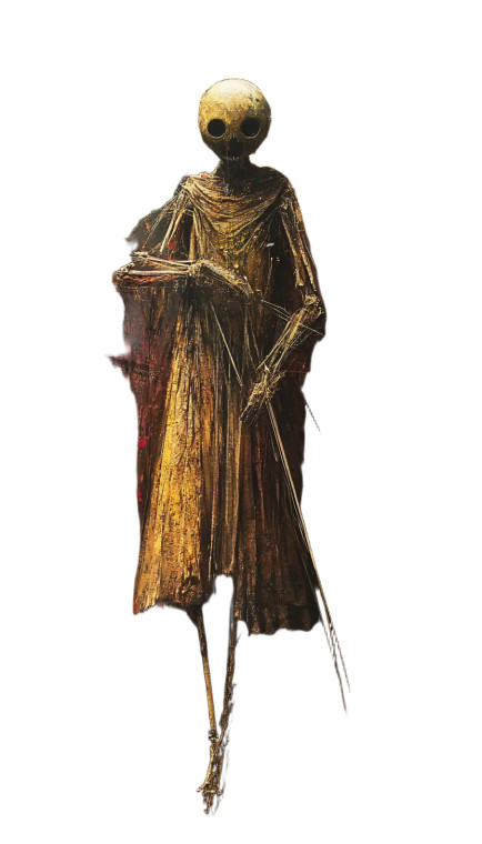 Apocalyptic Alien Scavenger Vinyl Car Decal Sticker – Waterproof & UV-Resistant 8"