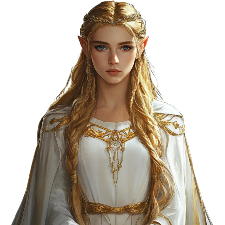 Golden-Haired Elf Priestess Vinyl Car Decal Sticker – Waterproof & UV-Resistant 8" Golden-Haired Elf Priestess Vinyl Car Decal Sticker – Waterproof & UV-Resistant 8"