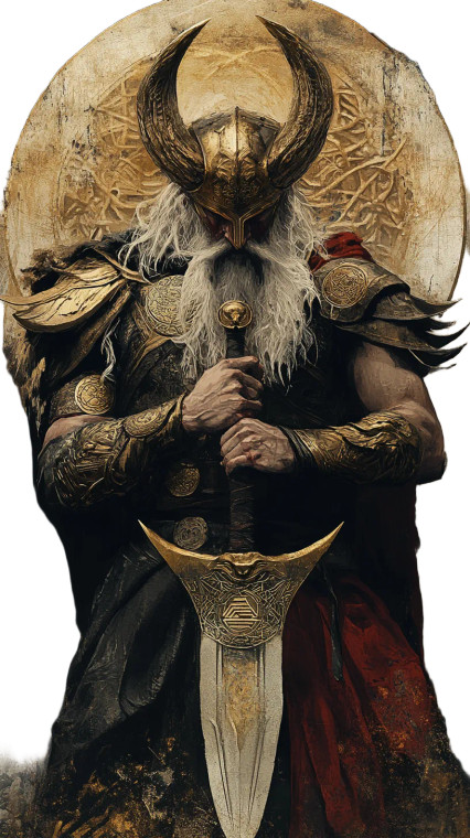 Heimdall Norse God Vinyl Car Decal Sticker – Waterproof & UV-Resistant 8"