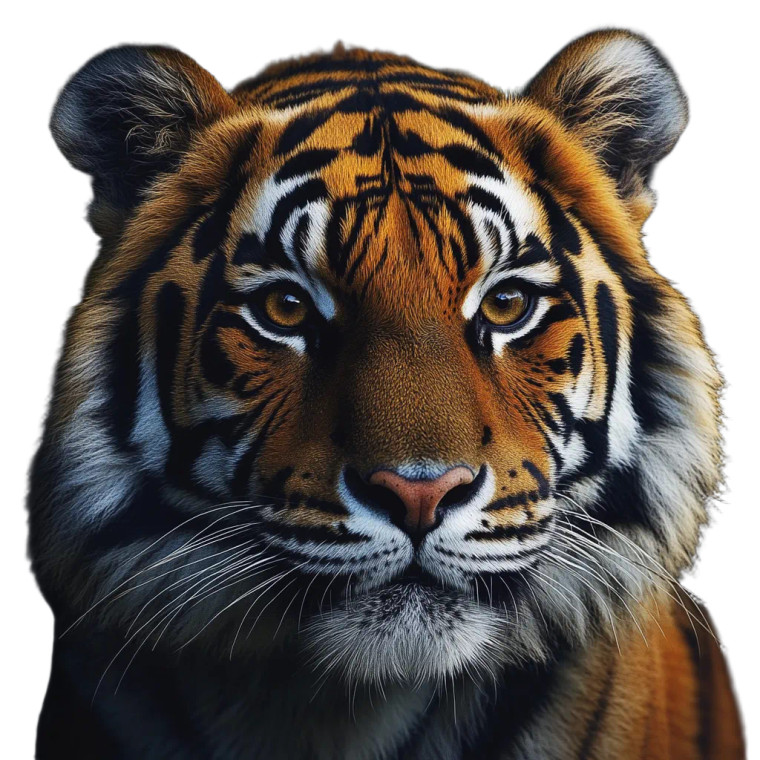 Tiger V22 Vinyl Car Decal Sticker – Waterproof & UV-Resistant 8"