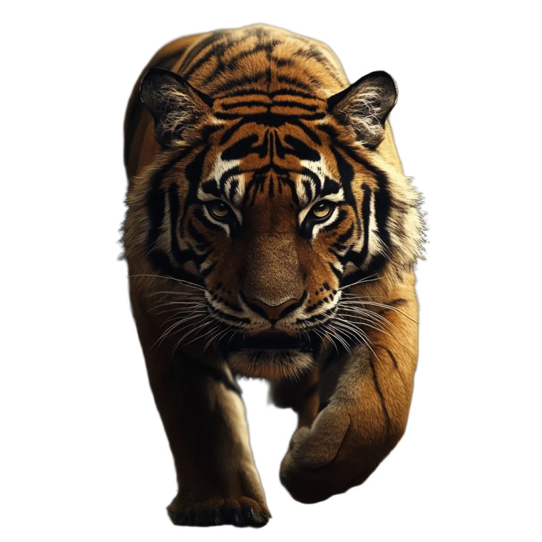 Tiger V21 Vinyl Car Decal Sticker – Waterproof & UV-Resistant 8"