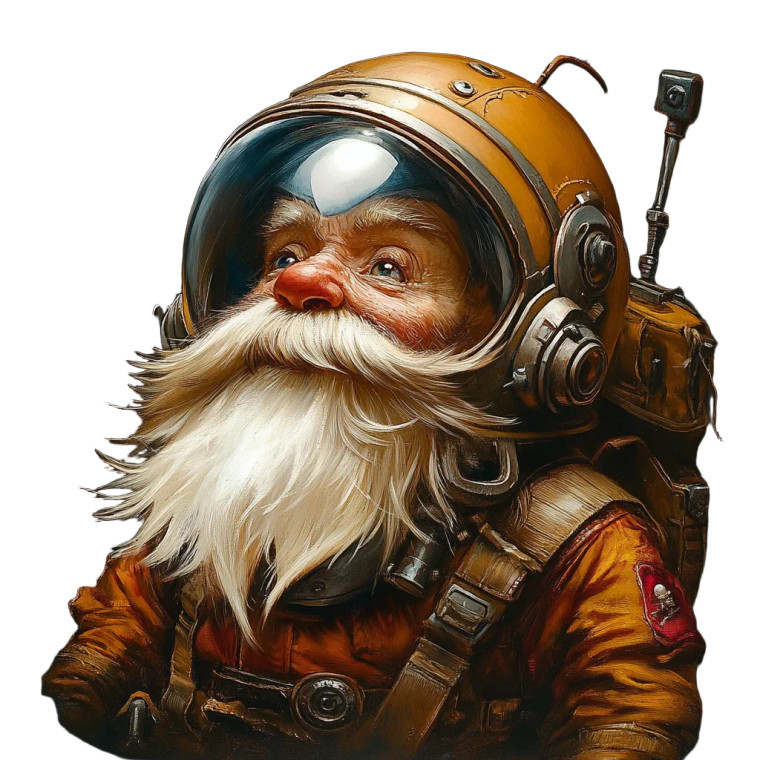 Space Dwarf Vinyl Car Decal Sticker – Waterproof & UV-Resistant 8"