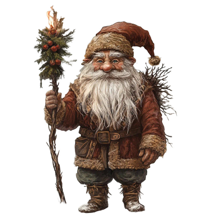 Gnome Druid Vinyl Car Decal Sticker – Waterproof & UV-Resistant 8"