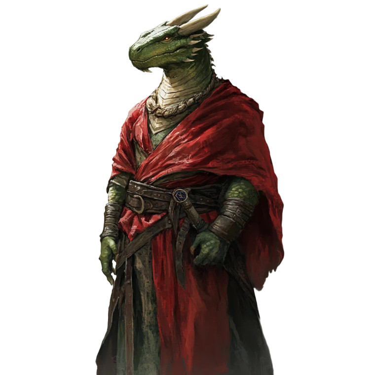 Green Dragonborn Noble Vinyl Car Decal Sticker – Waterproof & UV-Resistant 8"