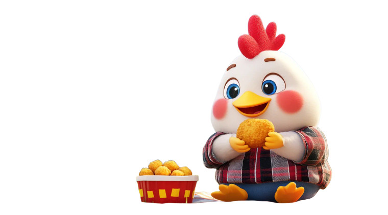 Picnic Chicken Vinyl Car Decal Sticker – Waterproof & UV-Resistant 8"