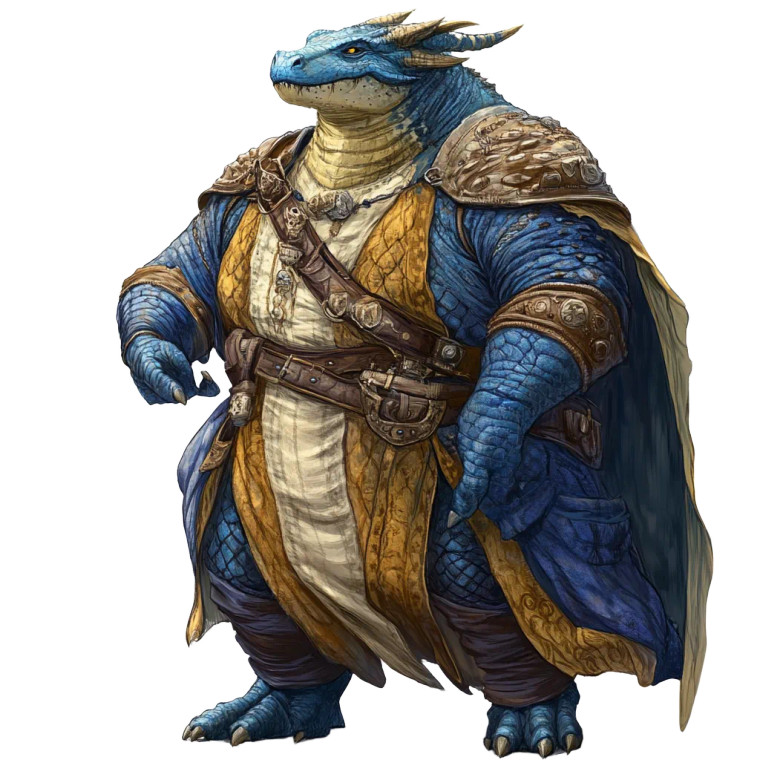 Sapphire Dragonborn Merchant Vinyl Car Decal Sticker – Waterproof & UV-Resistant 8"