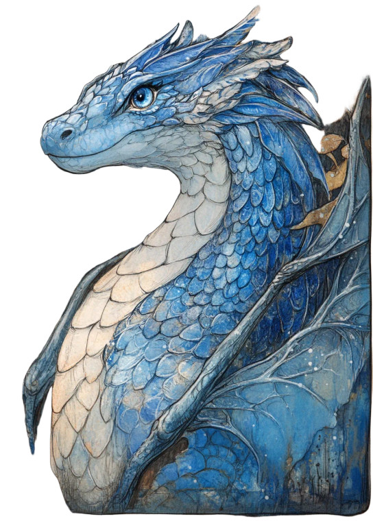 Blue Drake Token Vinyl Car Decal Sticker – Waterproof & UV-Resistant 8"