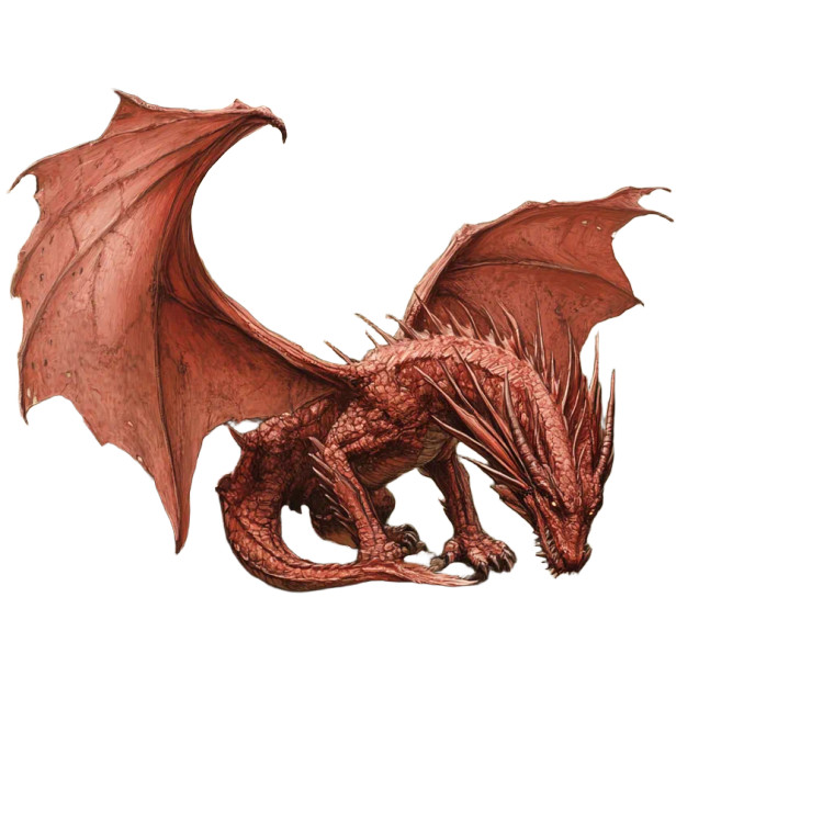 Red Dragon Castle V2 Vinyl Car Decal Sticker – Waterproof & UV-Resistant 8"