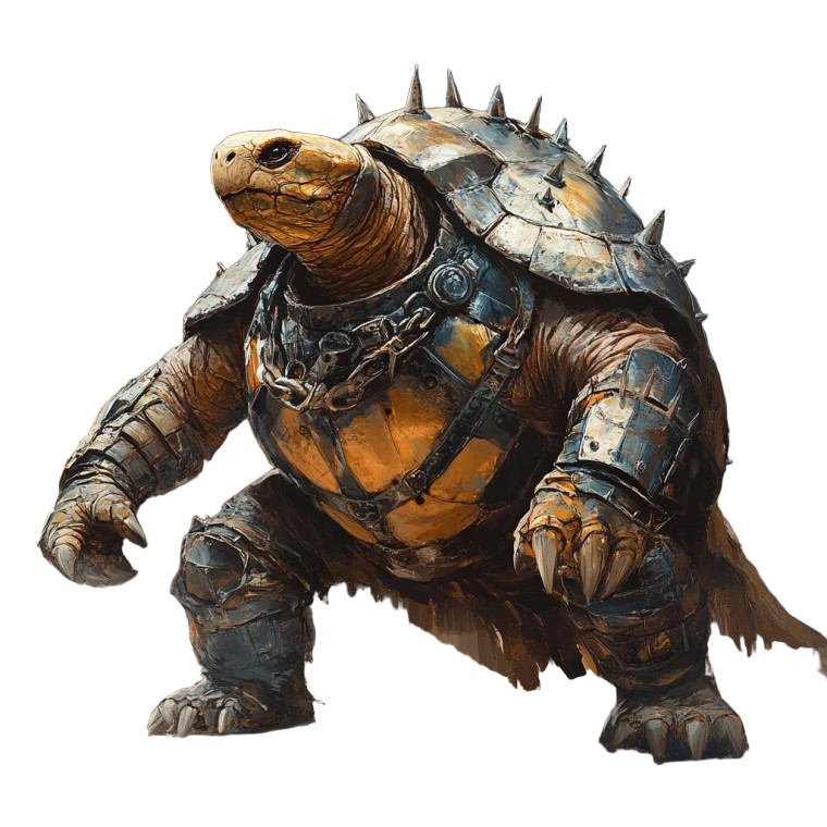 Tortoise God Vinyl Car Decal Sticker – Waterproof & UV-Resistant 8"