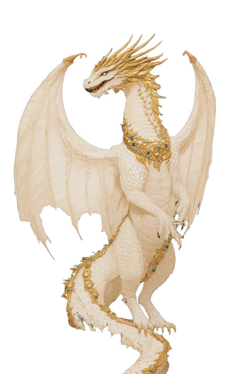 Magical Golden Dragon V2 Vinyl Car Decal Sticker – Waterproof & UV-Resistant 8"