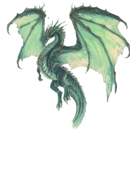 Spectral Dragon Soaring Vinyl Car Decal Sticker – Waterproof & UV-Resistant 8"