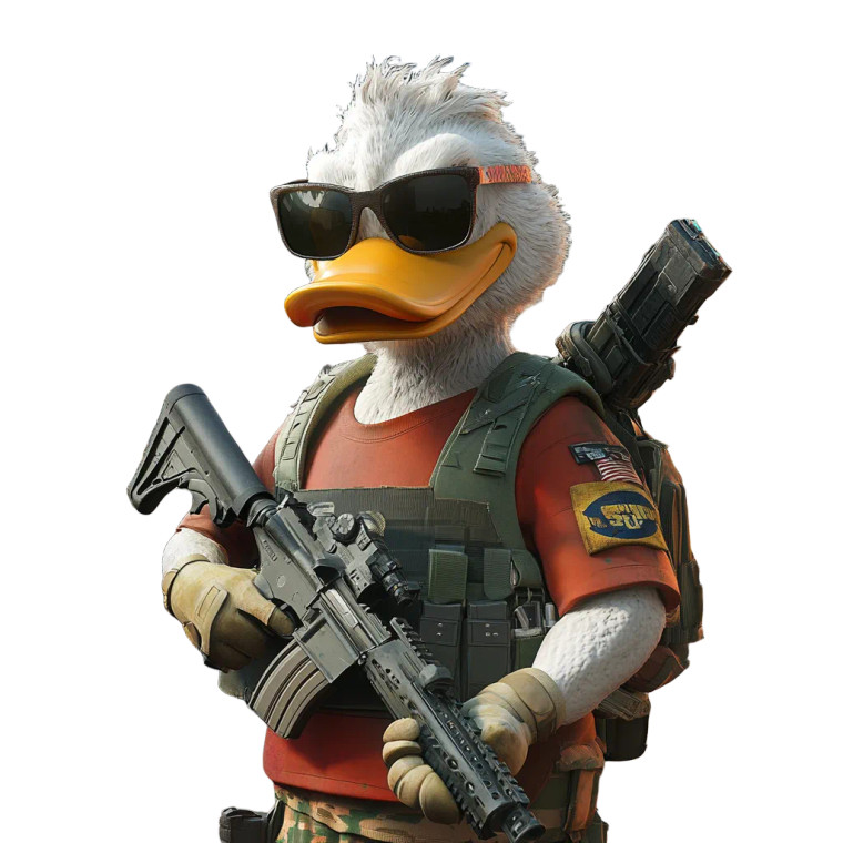 Scrooge Mcduck Enforcer Vinyl Car Decal Sticker – Waterproof & UV-Resistant 8"