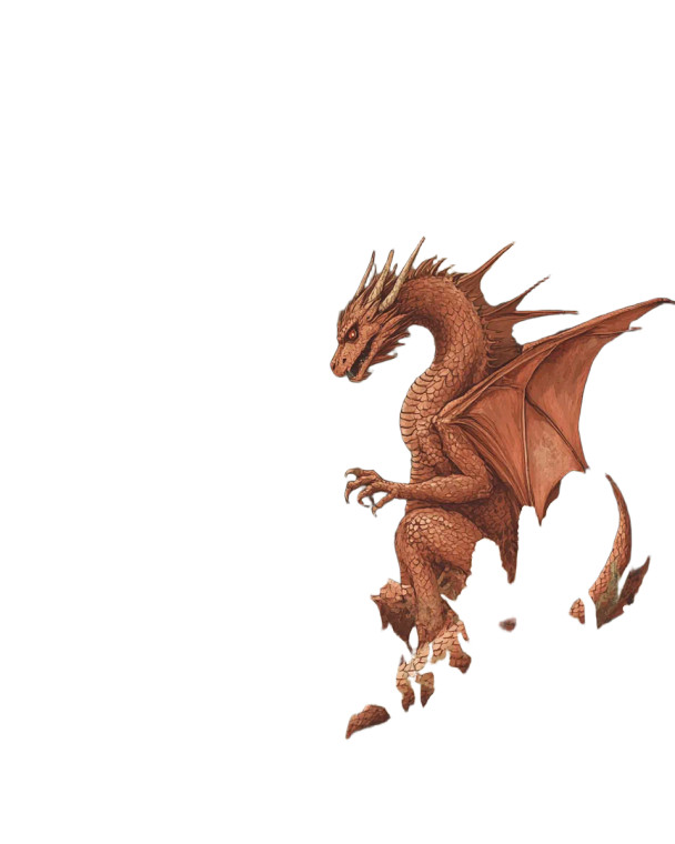 Dragon Near Castle Vinyl Car Decal Sticker – Waterproof & UV-Resistant 8"