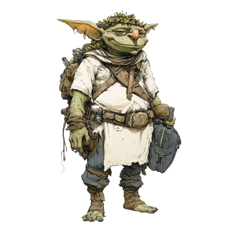 Fantasy Mind Goblin Vinyl Car Decal Sticker – Waterproof & UV-Resistant 8"