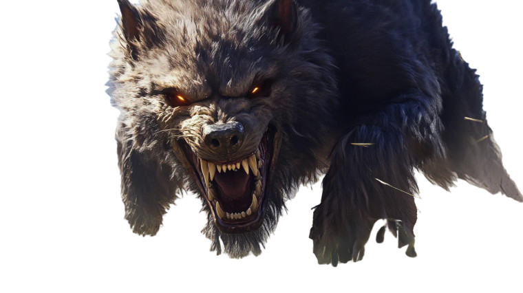 Giant Wolf Monster Vinyl Car Decal Sticker – Waterproof & UV-Resistant 8"