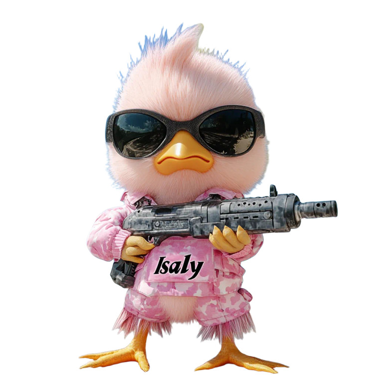 Angry Baby Chicken Vinyl Car Decal Sticker – Waterproof & UV-Resistant 8"