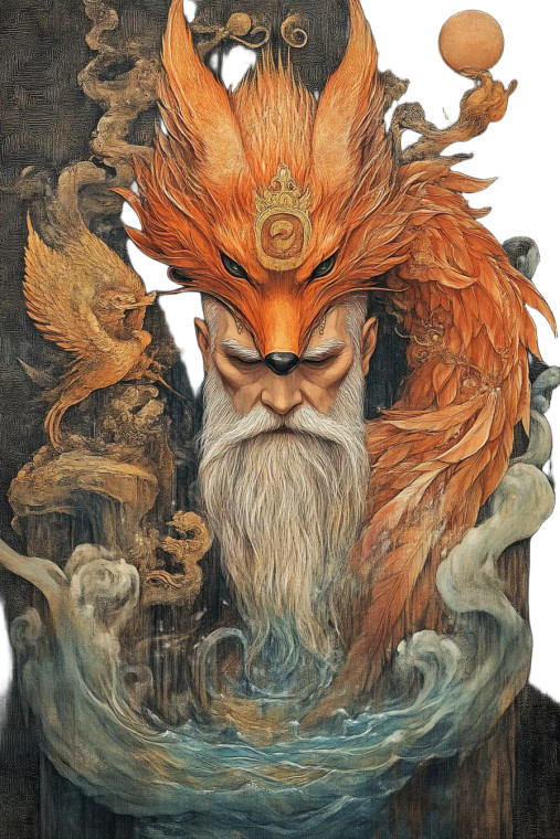 Art Deco Masks Vinyl Car Decal Sticker – Waterproof & UV-Resistant 8"