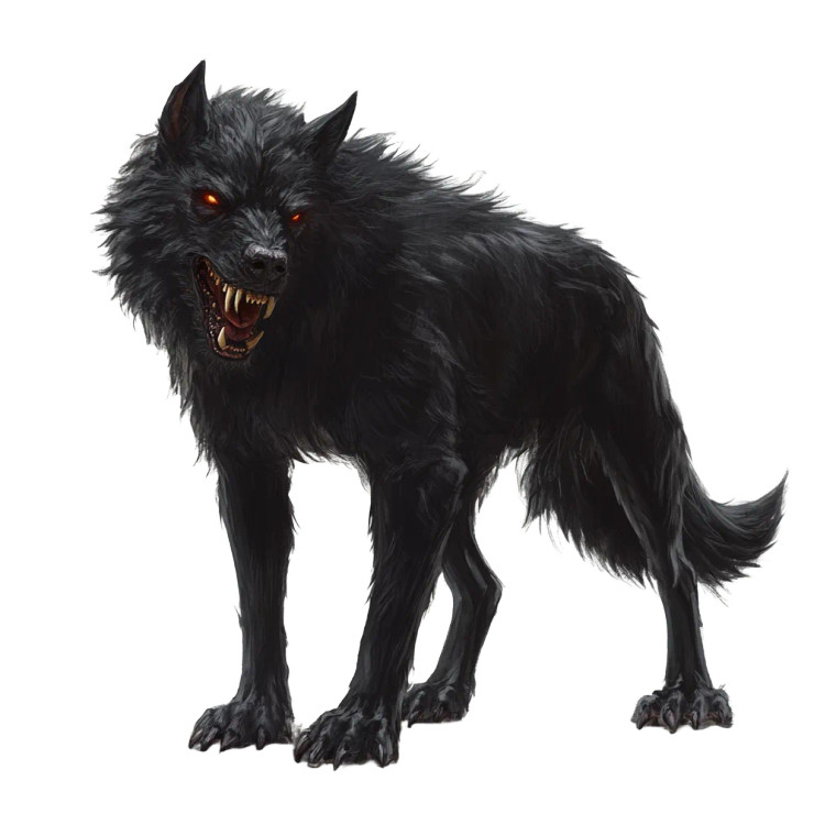 Hellhound Portrait V2 Vinyl Car Decal Sticker – Waterproof & UV-Resistant 8"