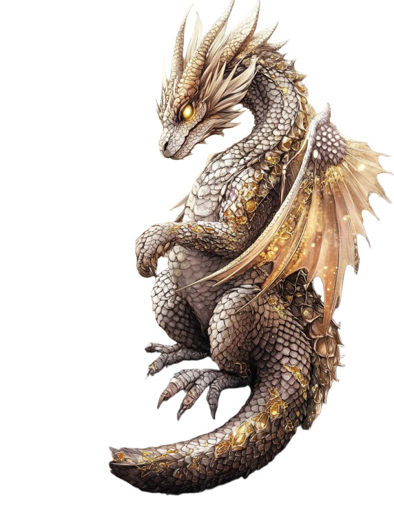 Dragon In Flower Vinyl Car Decal Sticker – Waterproof & UV-Resistant 8"