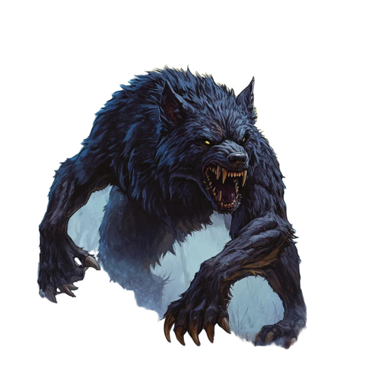 Terrifying Dire Wolf Vinyl Car Decal Sticker – Waterproof & UV-Resistant 8"